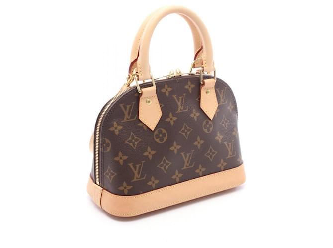 Borsa Louis Vuitton Alma BB Marrone - vista 2