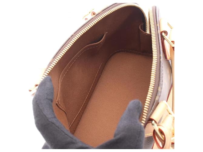 Borsa Louis Vuitton Alma BB Marrone - vista 3