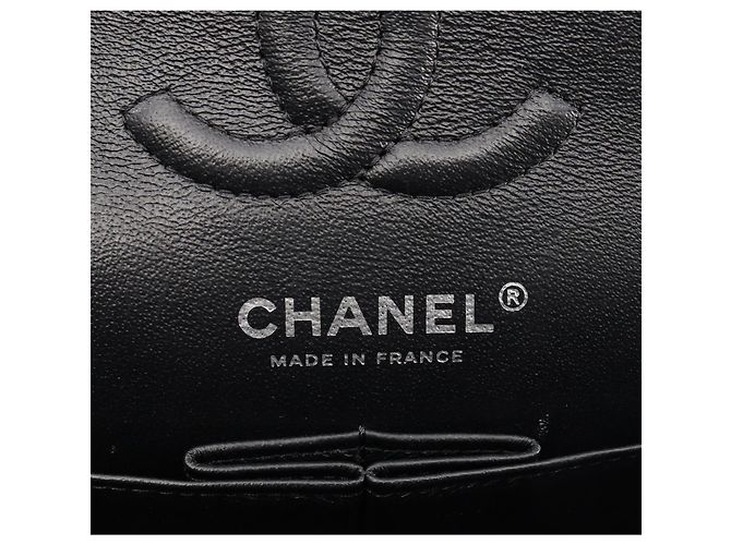 Borsa a Spalla Chanel Chevron V-stitch Nero - vista 4