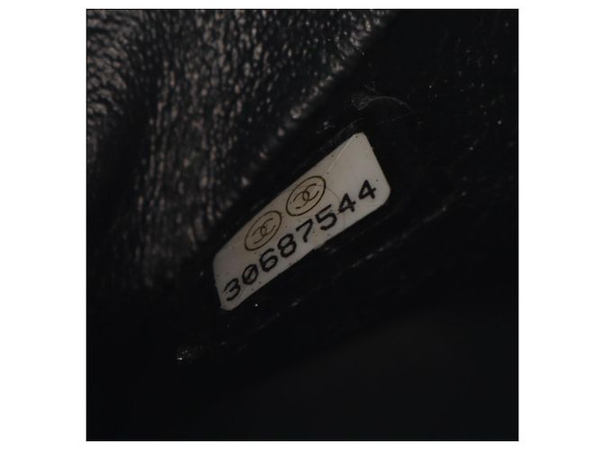 Borsa a Spalla Chanel Chevron V-stitch Nero - vista 5