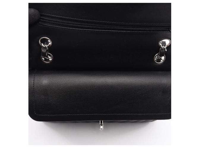 Borsa a Spalla Chanel Chevron V-stitch Nero - vista 7
