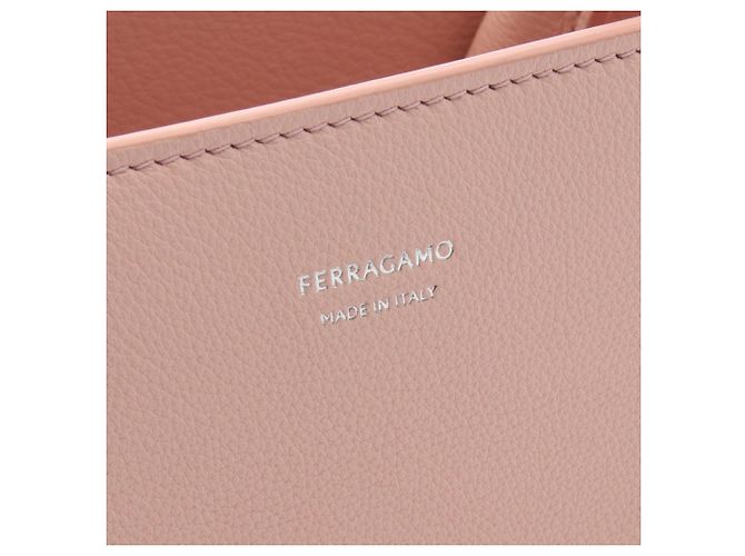 Borsa a 2 vie HUG Small Salvatore Ferragamo Rosa - vista 4