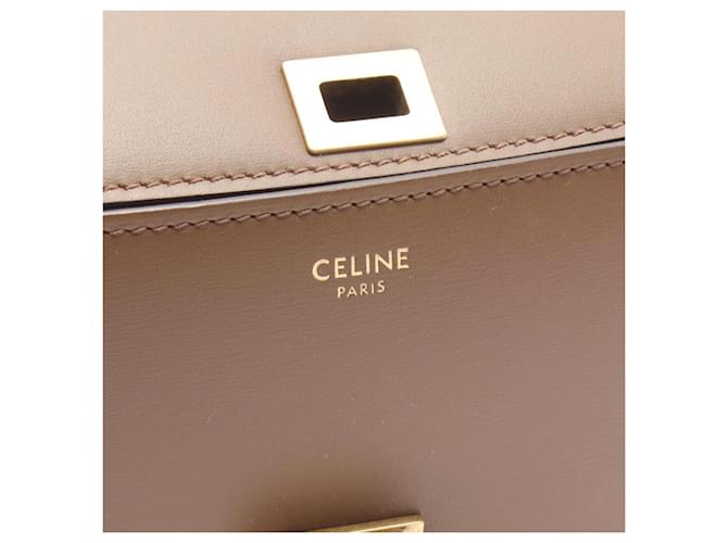 Céline Borsa a Spalla Celine Classic Box Small Marrone - vista 4