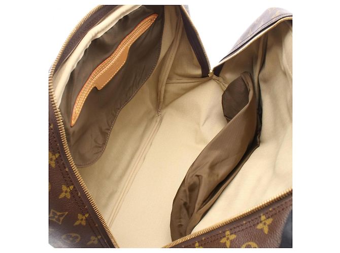 Borsa Boston Louis Vuitton Evasion Monogram Marrone - vista 3