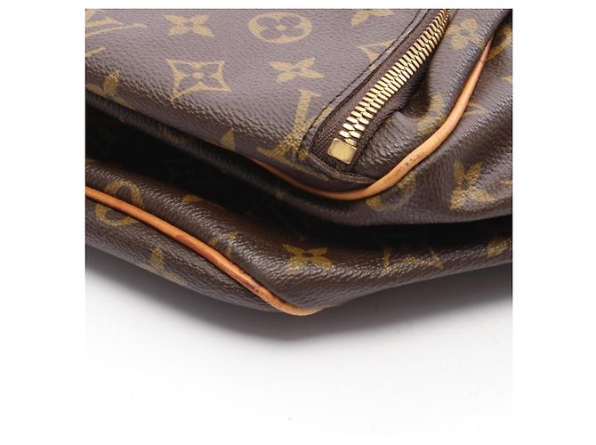 Borsa Boston Louis Vuitton Evasion Monogram Marrone - vista 7