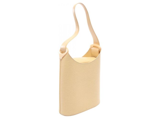 Borsa a Spalla Louis Vuitton Verso Epi Vanilla Beige - vista 2