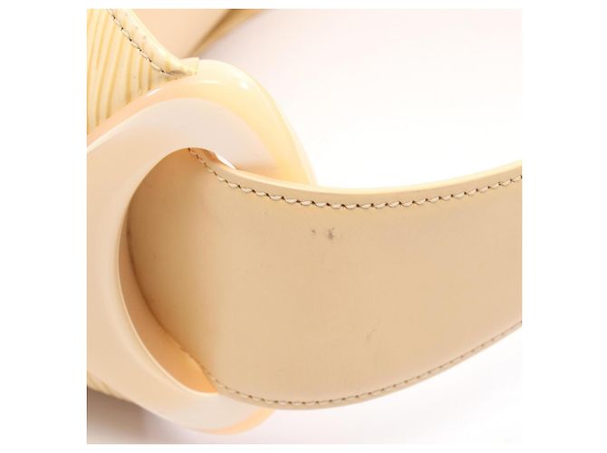 Borsa a Spalla Louis Vuitton Verso Epi Vanilla Beige - vista 8
