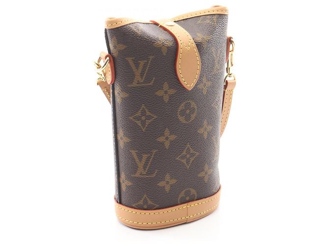 Borsa a tracolla Louis Vuitton Fold Me Pouch Marrone - vista 2