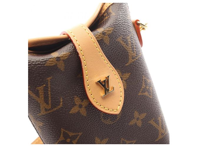 Borsa a tracolla Louis Vuitton Fold Me Pouch Marrone - vista 7
