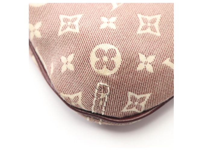 Borsa Louis Vuitton Mini Pochette Accessoires Marrone Bordò - vista 7