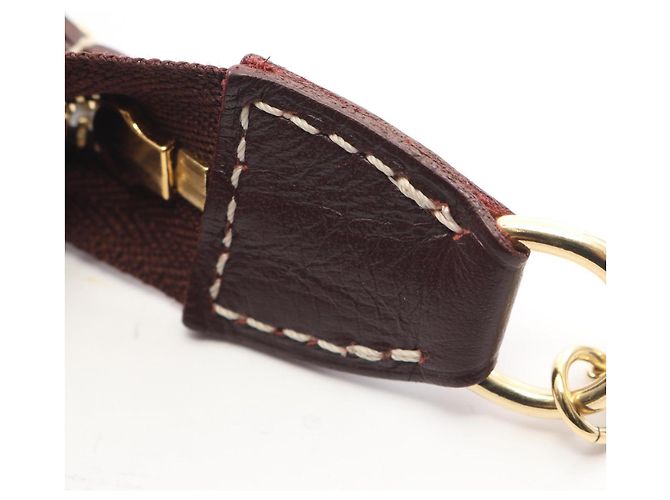 Borsa Louis Vuitton Mini Pochette Accessoires Marrone Bordò - vista 9