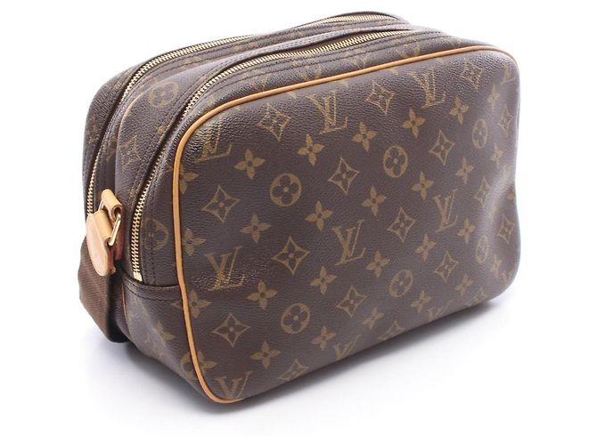 Borsa a Spalla Louis Vuitton Reporter PM Monogram Marrone - vista 2