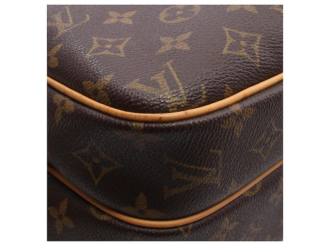 Borsa a Spalla Louis Vuitton Reporter PM Monogram Marrone - vista 7