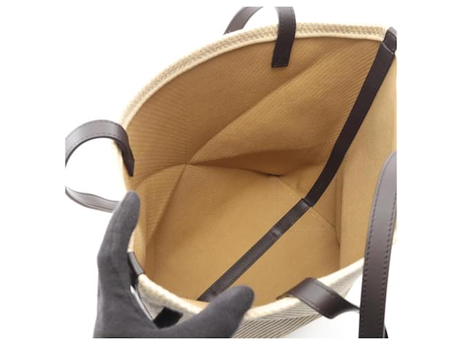 Loewe Puzzlefold Medium Tote Bag Braun Roh - Ansicht 3