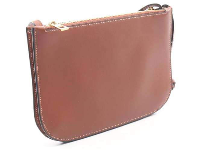 Loewe Gate Double Zip Pouch Braun - Ansicht 2