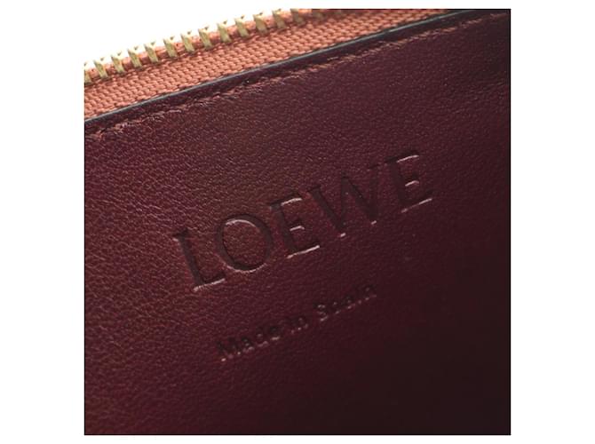 Loewe Gate Double Zip Pouch Braun - Ansicht 4