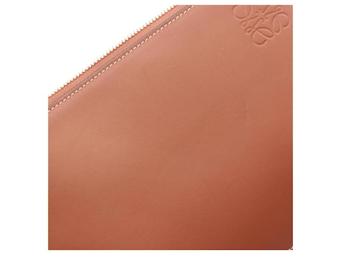 Loewe Gate Double Zip Pouch Braun - Ansicht 5