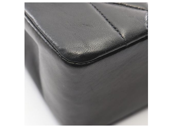 Borsa a Spalla Chanel Matelassé Diana Flap Nero - vista 9