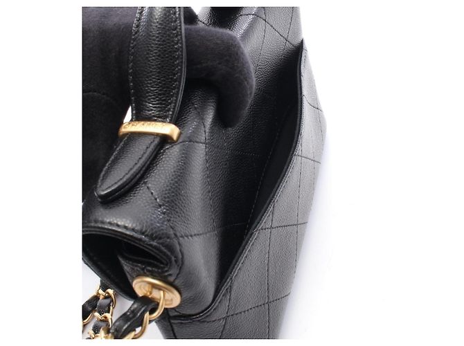 Borsa Chanel Mini Matelassé Top Handle Nero - vista 6