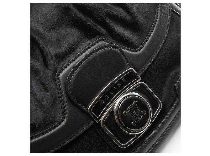 Céline Borsa 2WAY Celine in pelle nera Nero - vista 10