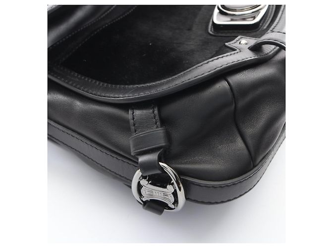 Céline Borsa 2WAY Celine in pelle nera Nero - vista 6