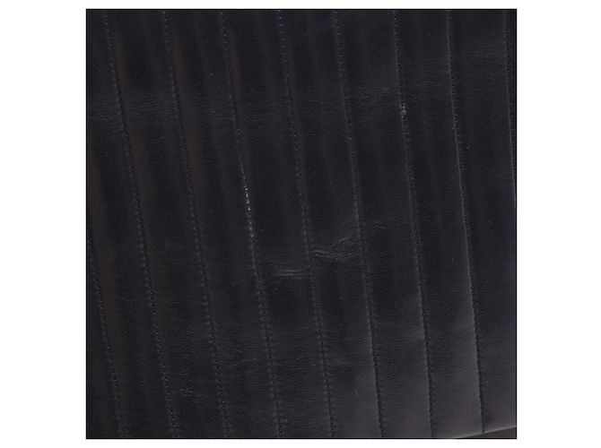 Sac à bandoulière Chanel Mademoiselle Bleu Marine - vue 8