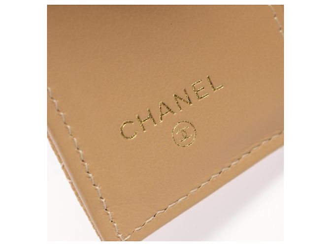 Cartera tríptico Boy de Chanel en beige - vista 5
