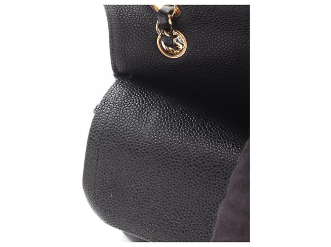 Chanel Matelassé Double Flap Schultertasche Schwarz - Ansicht 9
