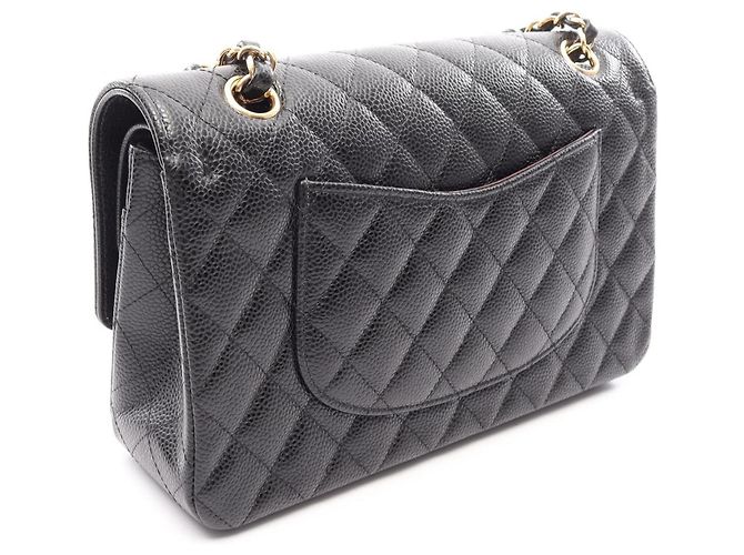 Borsa a Spalla Chanel Matelassé Double Flap Nero - vista 2