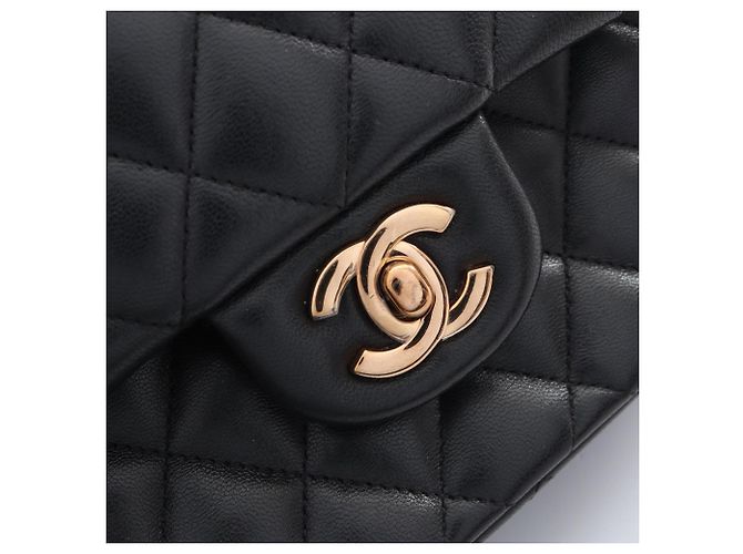 Borsa Chanel Matelassé Double Flap Nero - vista 11