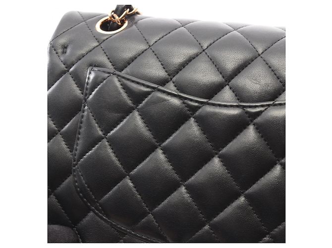 Borsa Chanel Matelassé Double Flap Nero - vista 12
