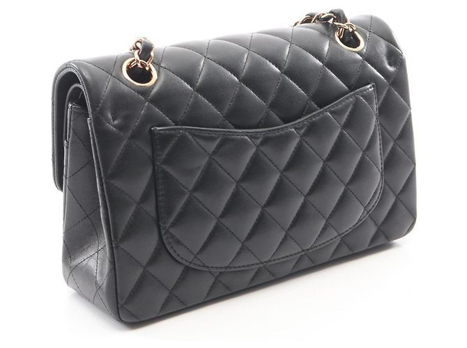 Borsa Chanel Matelassé Double Flap Nero - vista 2