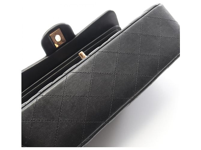 Borsa Chanel Matelassé Double Flap Nero - vista 9
