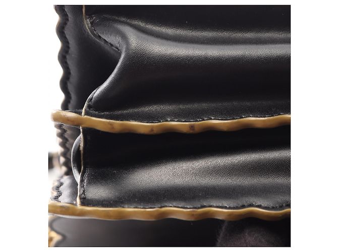 Fendi Kanai Medium Lederhandtasche Schwarz - Ansicht 10