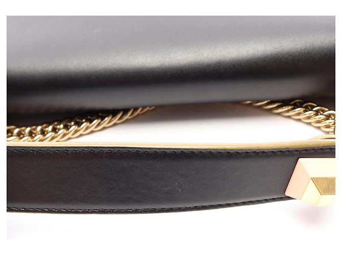 Fendi Kanai Medium Lederhandtasche Schwarz - Ansicht 13