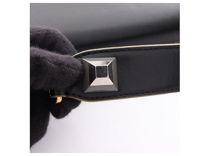 Fendi Kanai Medium Lederhandtasche Schwarz - Ansicht 14