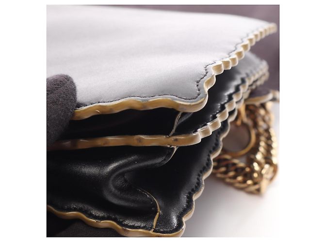 Fendi Kanai Medium Lederhandtasche Schwarz - Ansicht 9