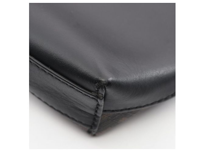 Borsa a Spalla Fendi Zucca Marrone Nero Rosso - vista 6