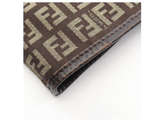 Fendi Zucchino Tote Bag Braun Beige - Ansicht 7