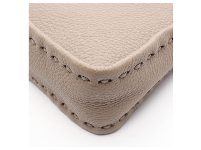 Borsa Fendi Small Fendessence Selleria Beige - vista 5