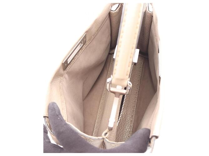Borsa Fendi Peekaboo Regular 2-Way Beige - vista 3