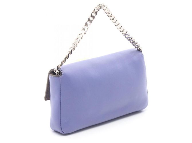 Borsa a tracolla micro bucket Fendi Multicolore Porpora Giallo - vista 2