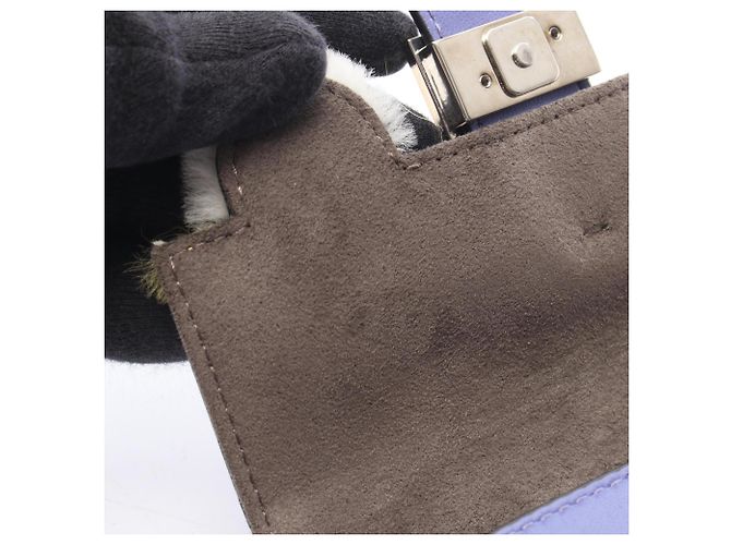 Borsa a tracolla micro bucket Fendi Multicolore Porpora Giallo - vista 6