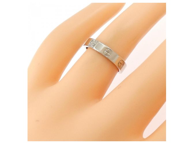 Anello Mini Love in oro bianco Cartier - vista 4