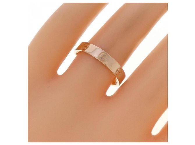 Anello Mini Love di Cartier in oro rosa 18K - vista 4