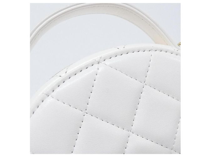 Borsa a tracolla Chanel AP3088 in pelle bianca Bianco - vista 4