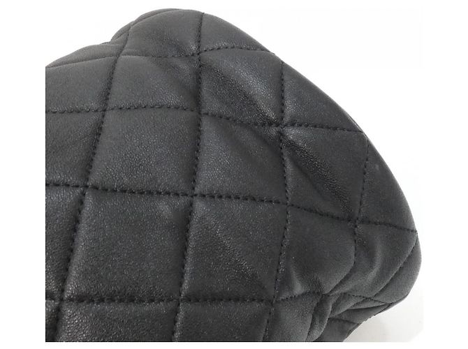 Borsa a tracolla in pelle nera Chanel AS2608 Nero - vista 4