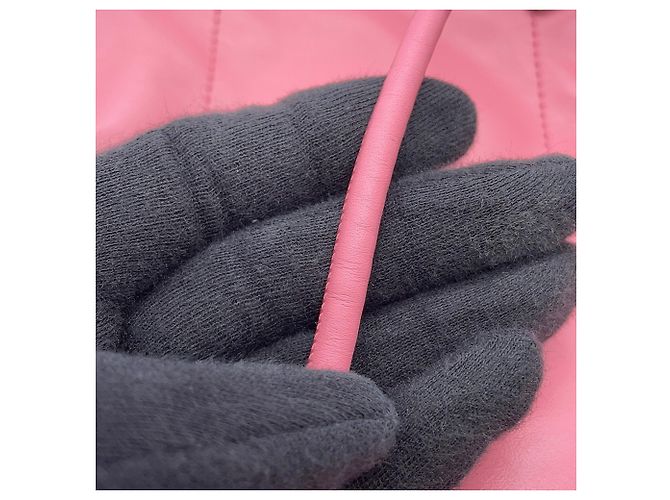 Borsa Chanel 22 Mini Coco Mark in pelle di vitello lucida Rosa - vista 11