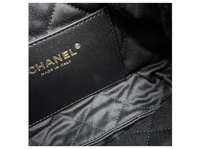 Borsa Chanel 22 Mini Coco Mark Nero - vista 10