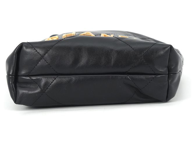 Borsa Chanel 22 Mini Coco Mark Nero - vista 3